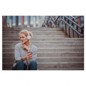 Sencor SEP 432 WHITE mikrofonos fejhallgat&oacute; feh&eacute;r